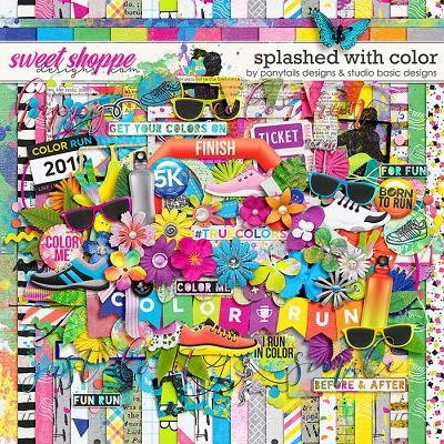 Splashed With Color Kit by Ponytails Designs & Studio Basic
