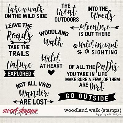 Woodland Walk Stamps by Ponytails