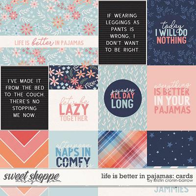 Life is Better in Pajamas: Cards by Kristin Cronin-Barrow