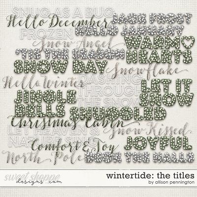 Wintertide: The Titles by Allison Pennington