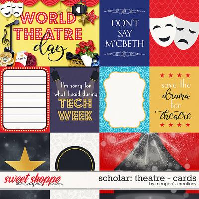 Scholar: Theatre Cards by Meagan's Creations