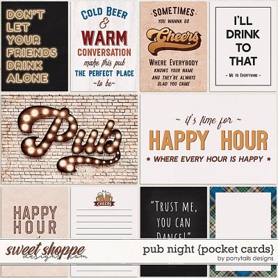 Pub Night Pocket Cards by Ponytails
