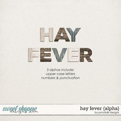 Hay Fever Alphas by Ponytails