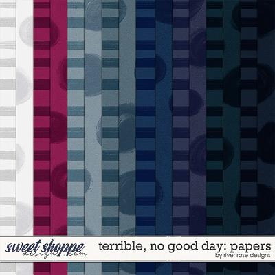 Terrible, No Good Day: Papers by River Rose Designs