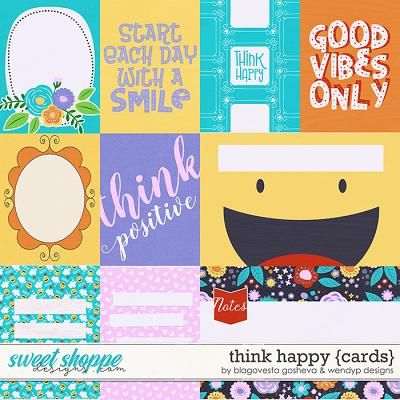 Think Happy - Cards by Blagovesta Gosheva & WendyP Designs