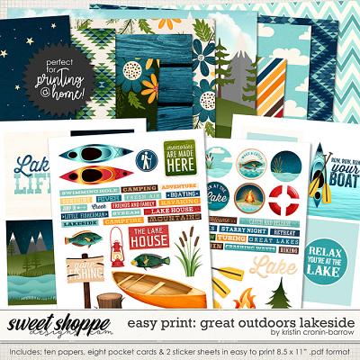 Easy Print: Great Outdoors Lakeside by Kristin Cronin-Barrow