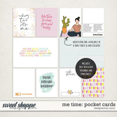 Me Time: Pocket Cards | Designed by Soco
