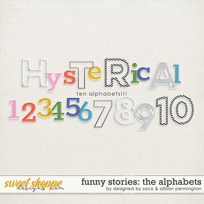 Funny Stories: The Alphabets by Allison Pennington and Designed by Soco