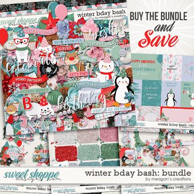 Winter Bday Bash: Collection Bundle by Meagan's Creations