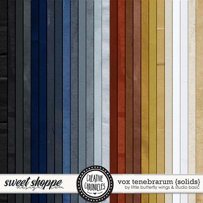 Creative Chronicles: Vox Tenebrarum Solids by Little Butterfly Wings & Studio Basic 