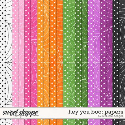 Hey You Boo: Papers by River Rose Designs