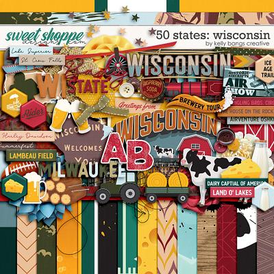 50 States: Wisconsin by Kelly Bangs Creative