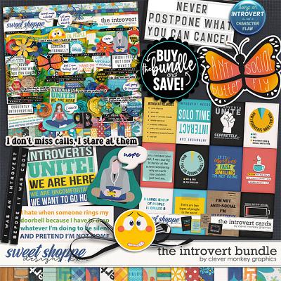 The Introvert Bundle by Clever Monkey Graphics