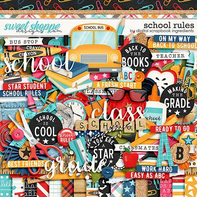 School Rules by Digital Scrapbook Ingredients