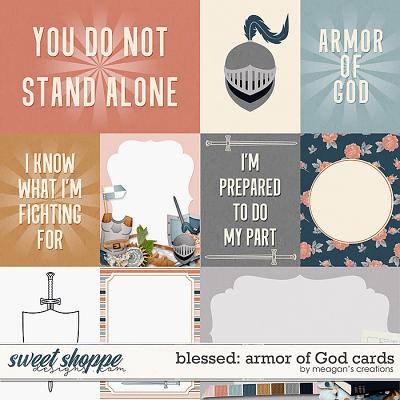 Blessed: Armor of God Cards by Meagan's Creations