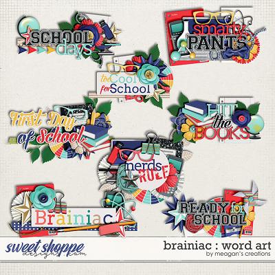 Brainiac : Word Art by Meagan's Creations