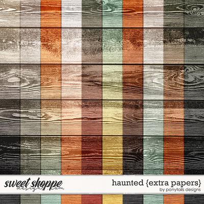 Haunted Extra Papers by Ponytails