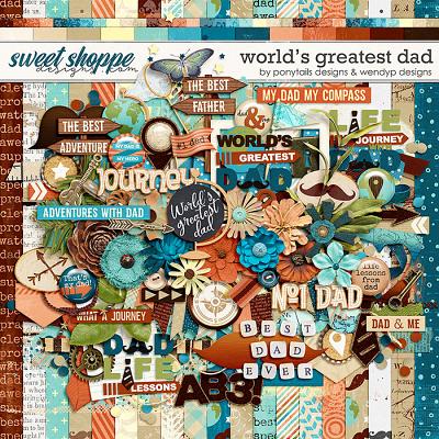 World's greatest dad by Ponytails Designs & WendyP Designs