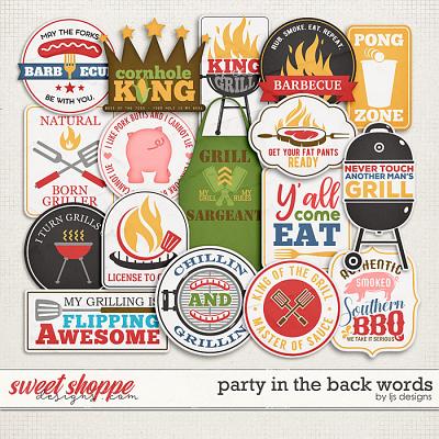 Party In The Back Words by LJS Designs