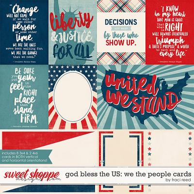 God Bless The US: We The People Cards by Traci Reed