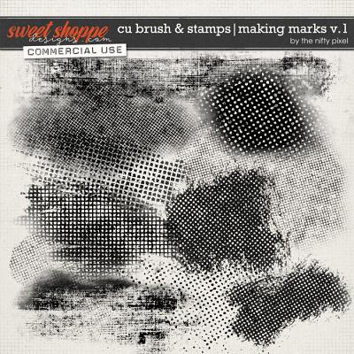 CU BRUSH & STAMPS | MAKING MARKS V.1 by The Nifty Pixel