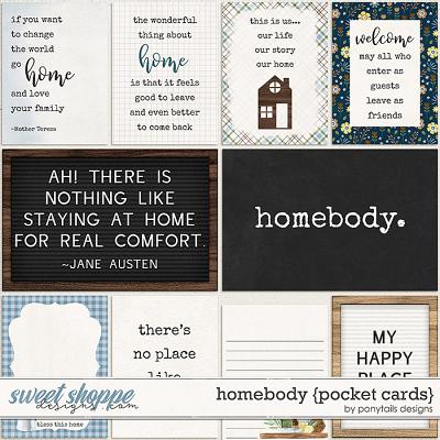 Homebody Pocket Cards by Ponytails