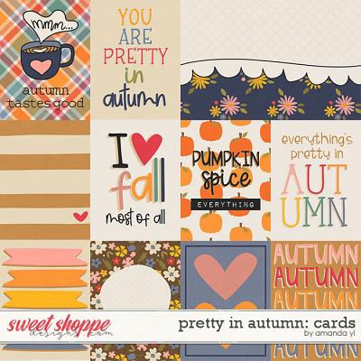 Pretty in autumn: cards by Amanda Yi