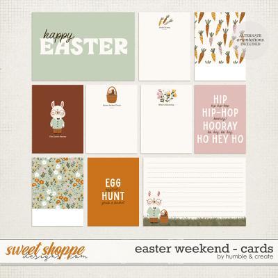 Easter Weekend | Journal Cards - by Humble & Create