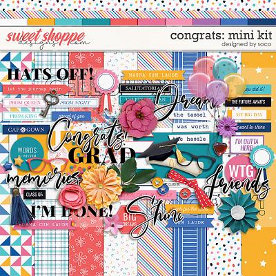 Congrats: Mini Kit | Designed by Soco