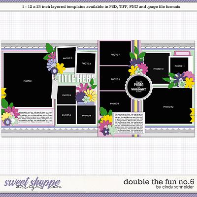 Cindy's Layered Templates - Double the Fun No. 6 by Cindy Schneider