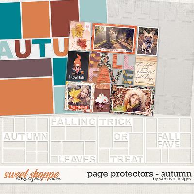 Page protectors - Autumn by WendyP Designs