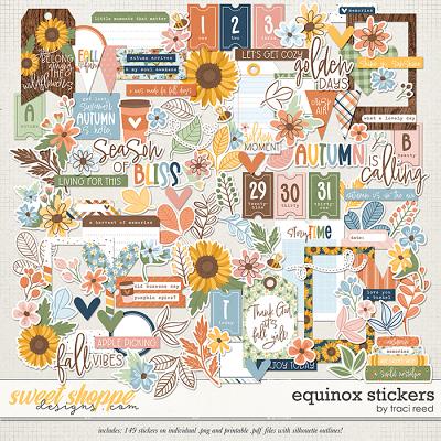 Equinox Stickers by Traci Reed