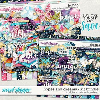 Hopes & Dreams Kit Bundle by Digital Scrapbook Ingredients
