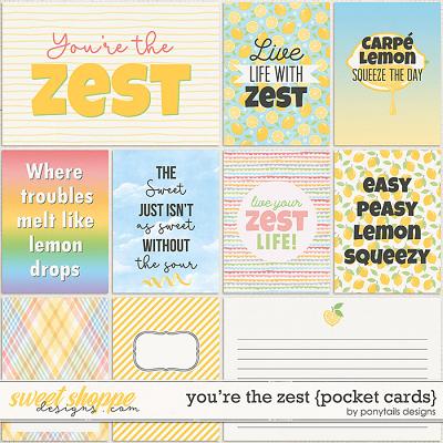 You're the Zest Pocket Cards by Ponytails