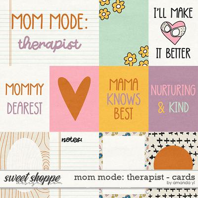 Mom Mode: Therapist- cards by Amanda Yi