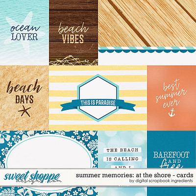 Summer Memories: At The Shore | Cards by Digital Scrapbook Ingredients