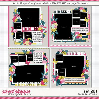 Cindy's Layered Templates - Set 281 by Cindy Schneider