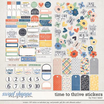 Time to Thrive Stickers by Traci Reed