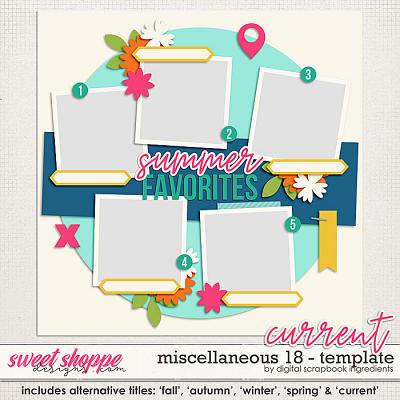 Miscellaneous 18 Template by Digital Scrapbook Ingredients
