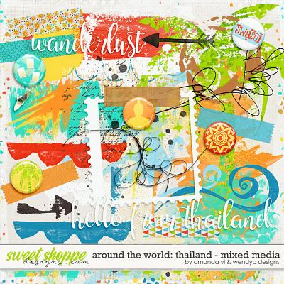 Around the world: Thailand - Mixed Media by Amanda Yi & WendyP Designs