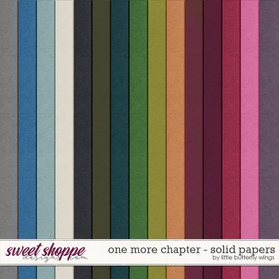 One more chapter - solid papers by Little Butterfly Wings