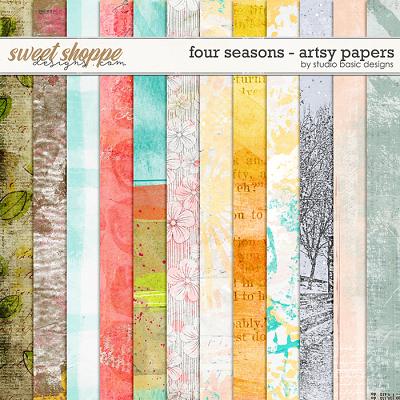 Four Seasons Artsy Papers by Studio Basic