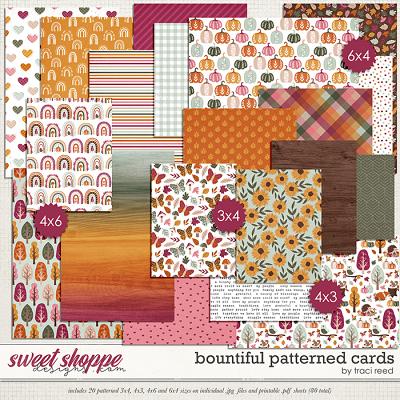 Bountiful Patterned Cards by Traci Reed