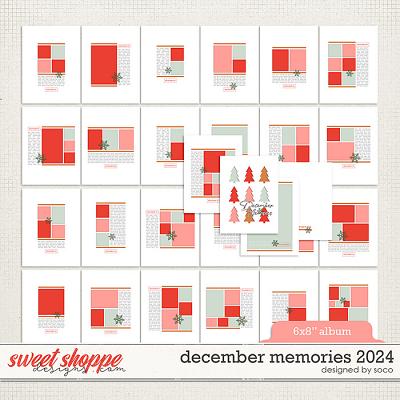 December Memories 2024: 6x8 Template Album | Designed by Soco