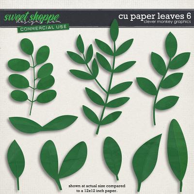 CU Paper Leaves 6 by Clever Monkey Graphics  
