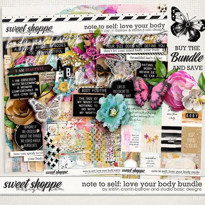 Note to Self: Love Your Body Bundle by Kristin Cronin-Barrow and Studio Basic Designs