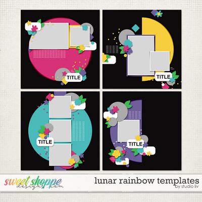 Lunar Rainbow Templates by Studio Liv