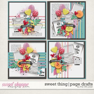 SWEET THING | PAGE DRAFTS by The Nifty Pixel