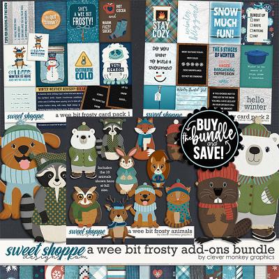A Wee Bit Frosty Add-ons Bundle by Clever Monkey Graphics