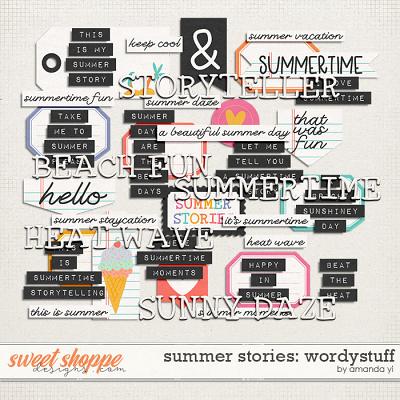 Summer Stories: wordy stuff by Amanda Yi